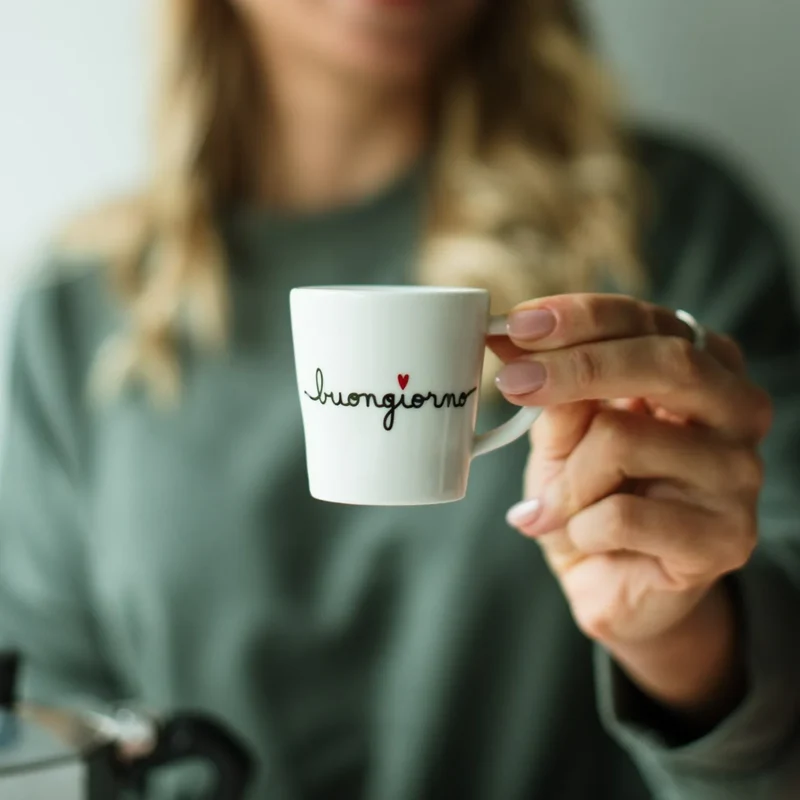 Set 2 tazzine espresso " Buongiorno "
