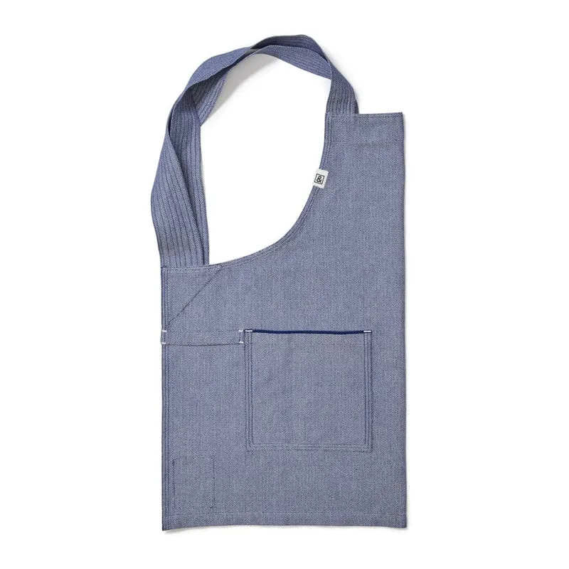 MARTHA by Martha Stewart Blue Herringbone Smock