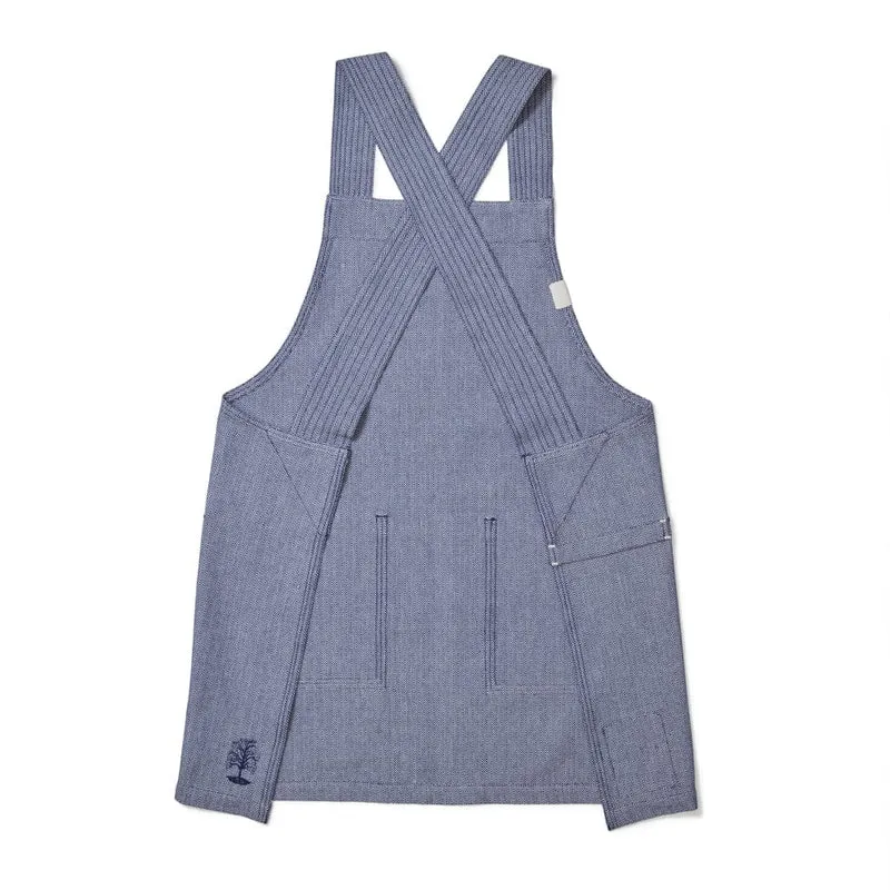 MARTHA by Martha Stewart Blue Herringbone Smock
