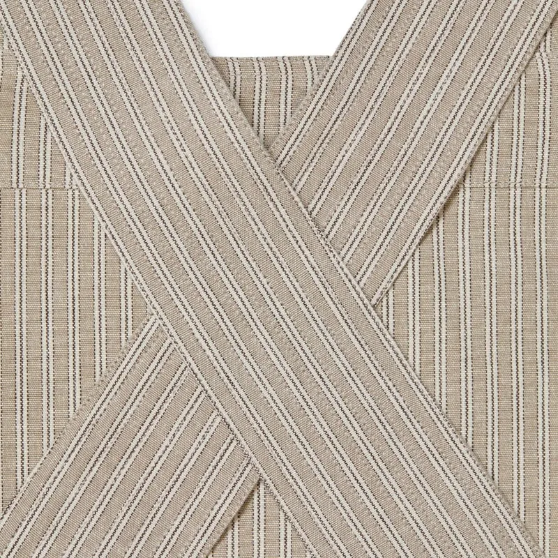 MARTHA by Martha Stewart Brown Stripe Smock