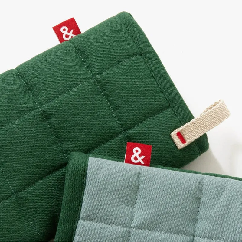 Shiso Green Oven Mitts