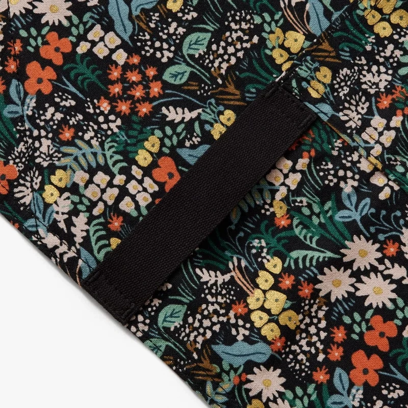 Rifle Paper Co. Meadow Black Crossback Apron