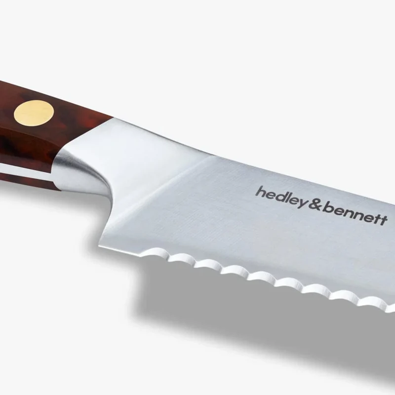 Chef's Knife Set - Tortoiseshell Brown