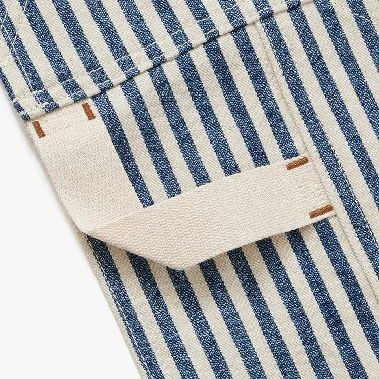Palm Stripe Maker's Split Leg Apron