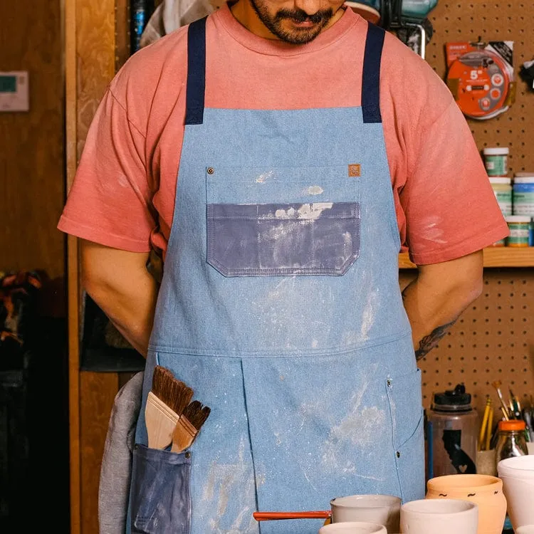 Oak Denim Maker's Split Leg Apron