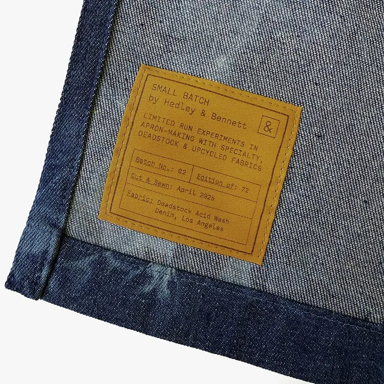 Acid Wash Denim Small Batch Smock