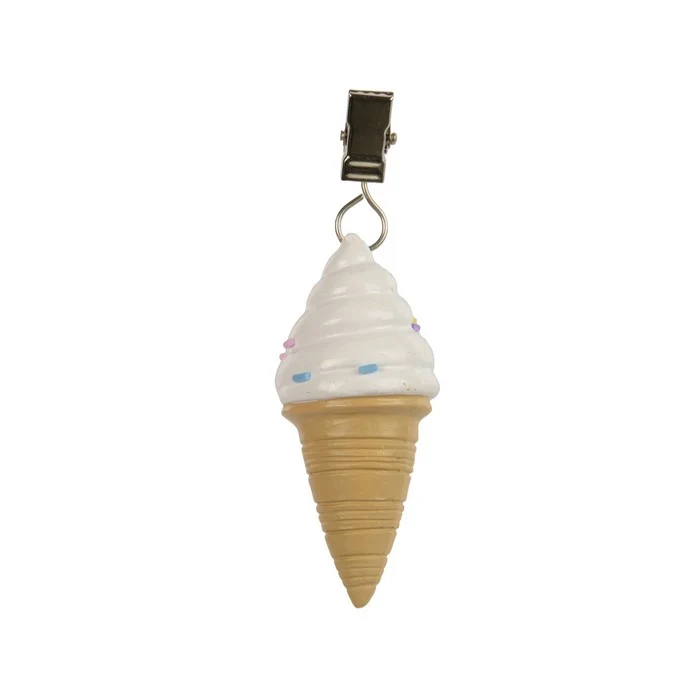 Set 4 fermacarte decorativi a forma di gelato