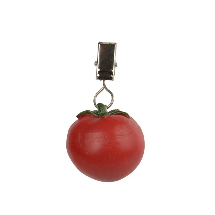 Set 4 fermacarte decorativi a forma di pomodoro