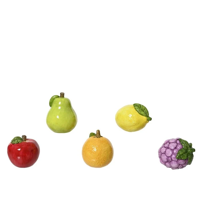 Frutta per decorazione in terracotta 6 cm