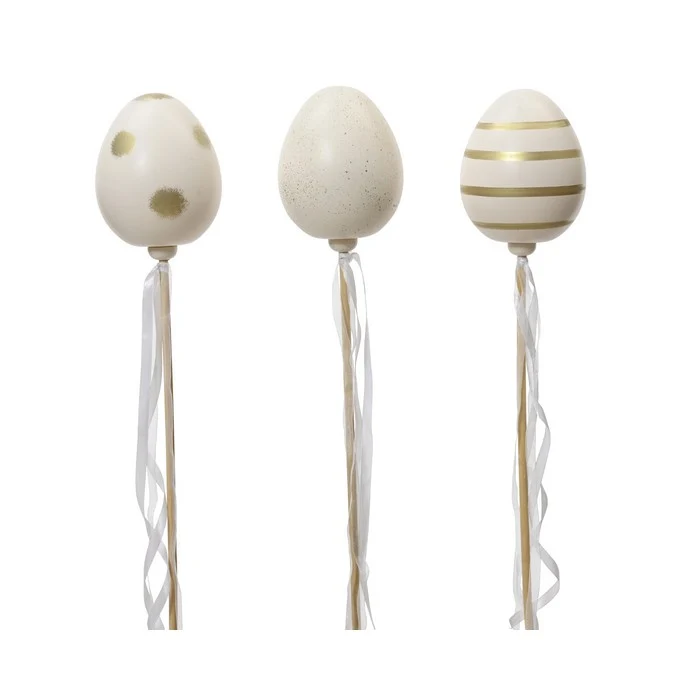 Uovo per decorazione pasquale in polistirolo 15 cm