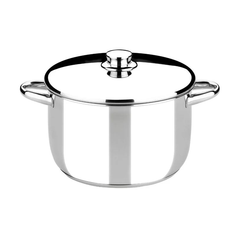 Olla de acero de 2 a 12L con tapa inox Optima Monix