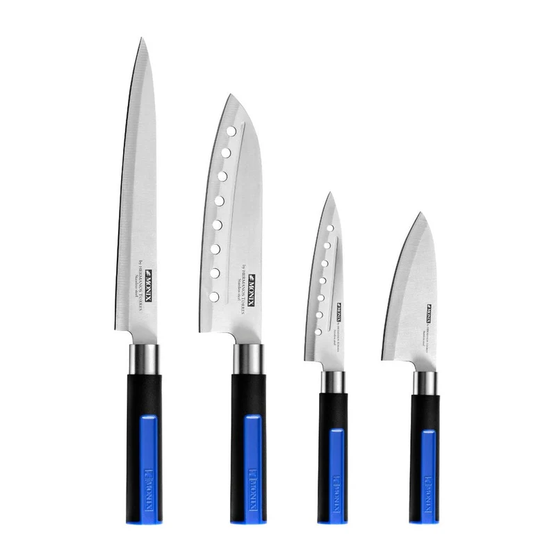Set de 4 Cuchillos Japoneses Solid+ Monix