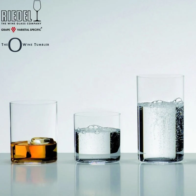 23 cl - O Water Bicchiere Acqua in Vetro - Set 2 Pezzi