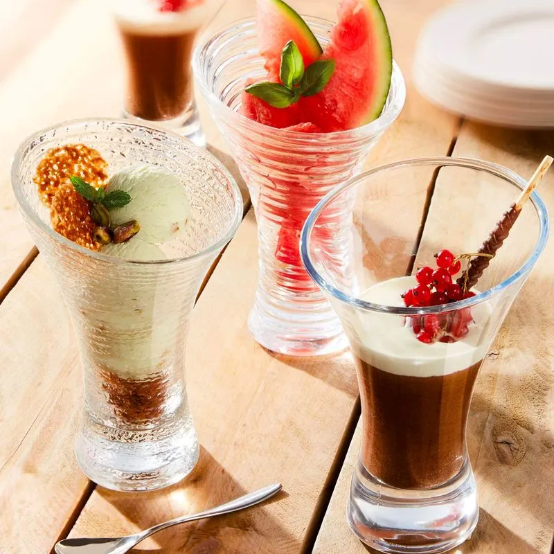 41 cl - Jazzed Coppa Gelato in Vetro - Set 6 Pezzi