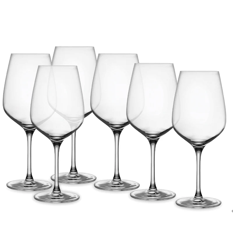 53 cl - Refine Calice Vino Rosso in Vetro - Set 6 Pezzi