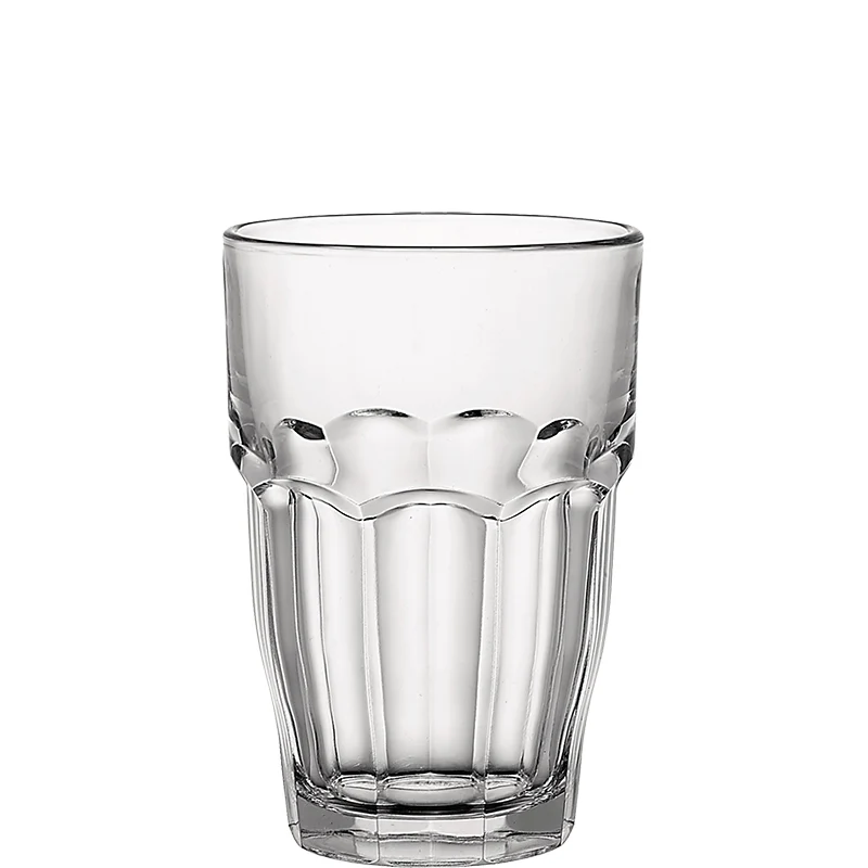 47.8 cl - Rock Bar Bicchiere Bibita in Vetro Temperato - Set 6 Pezzi