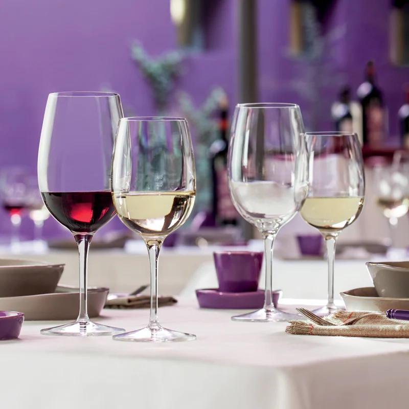32.5 cl - Palace Calice Vino Bianco in Vetro - Set 6 Pezzi