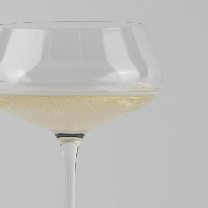 30 cl - Tentazioni Coppa Champagne in Vetro - Set 6 Pezzi