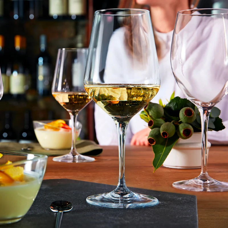 44 cl - Electra Calice Vino Bianco in Vetro - Set 6 Pezzi