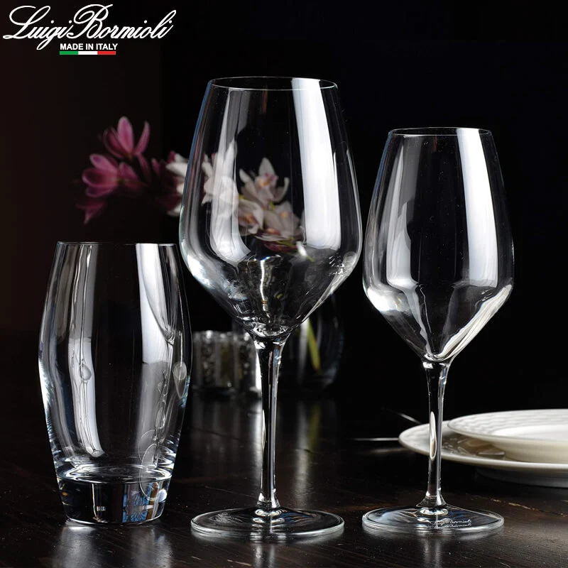 70 cl - Regency Calice Vino Rosso Bordeaux in Vetro - Set 4 Pezzi