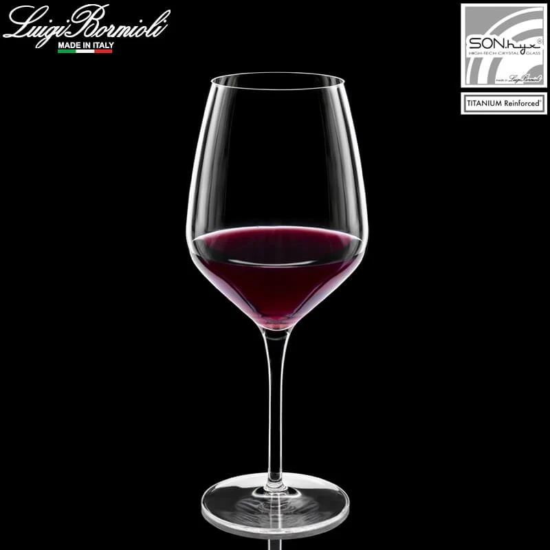 70 cl - Regency Calice Vino Rosso Bordeaux in Vetro - Set 4 Pezzi