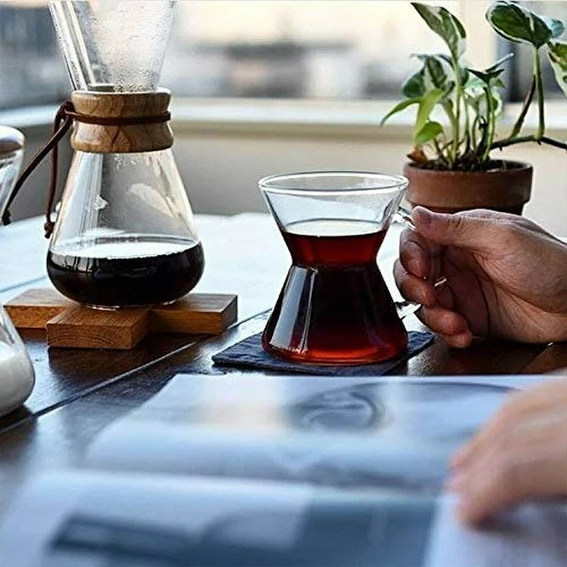 Pack de 100 filtros circulares para cafetera Chemex