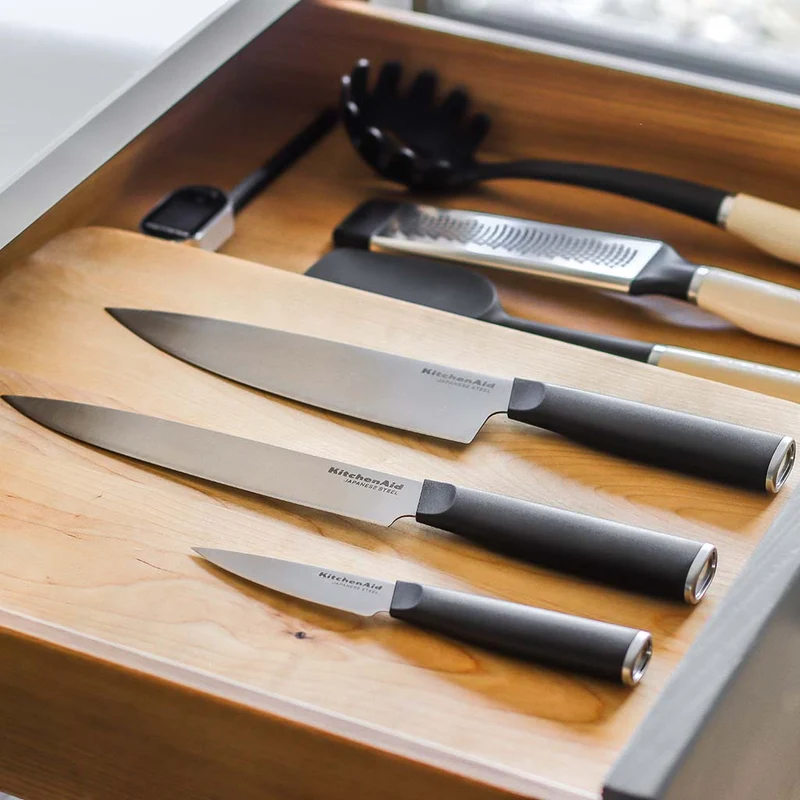 Set 3 cuchillos chef KitchenAid