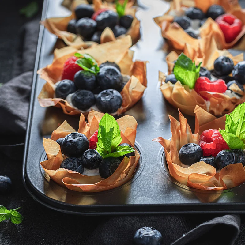 Molde de magdalenas y muffins Kaiser WMF (+pack 60 papeles gratis)