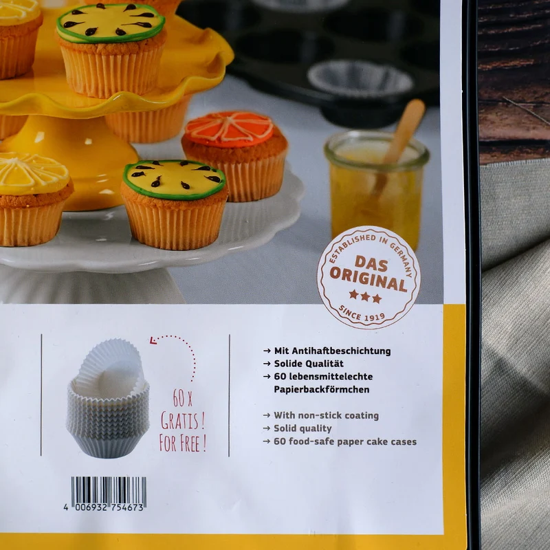 Molde de magdalenas y muffins Kaiser WMF (+pack 60 papeles gratis)