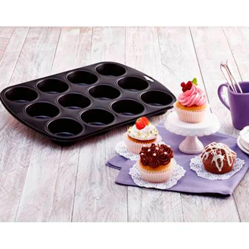 Molde de magdalenas y muffins Kaiser WMF (+pack 60 papeles gratis)