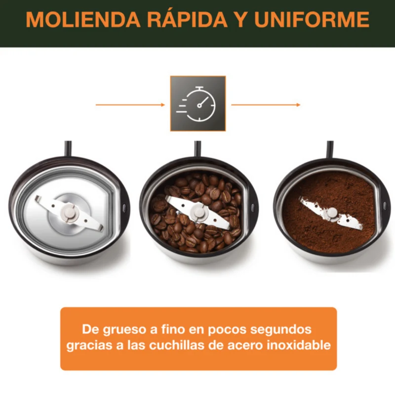 Molinillo de café, especias y frutos secos Fast Touch de Krups