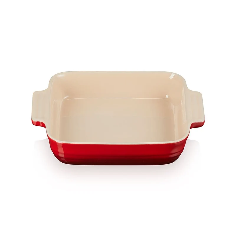 Molde cerámico tipo bandeja cuadrada Le Creuset