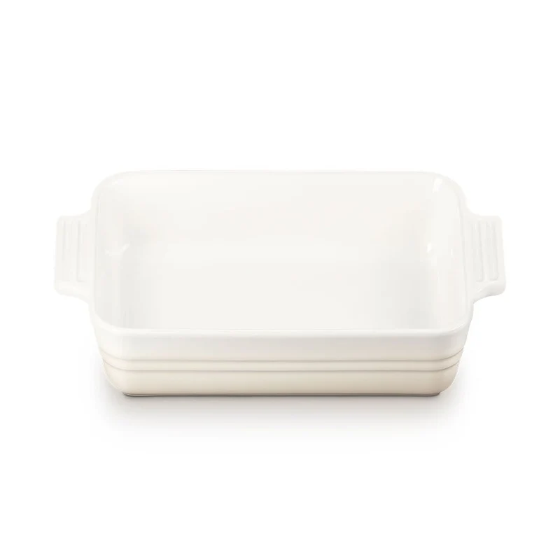 Molde cerámico tipo bandeja cuadrada Le Creuset