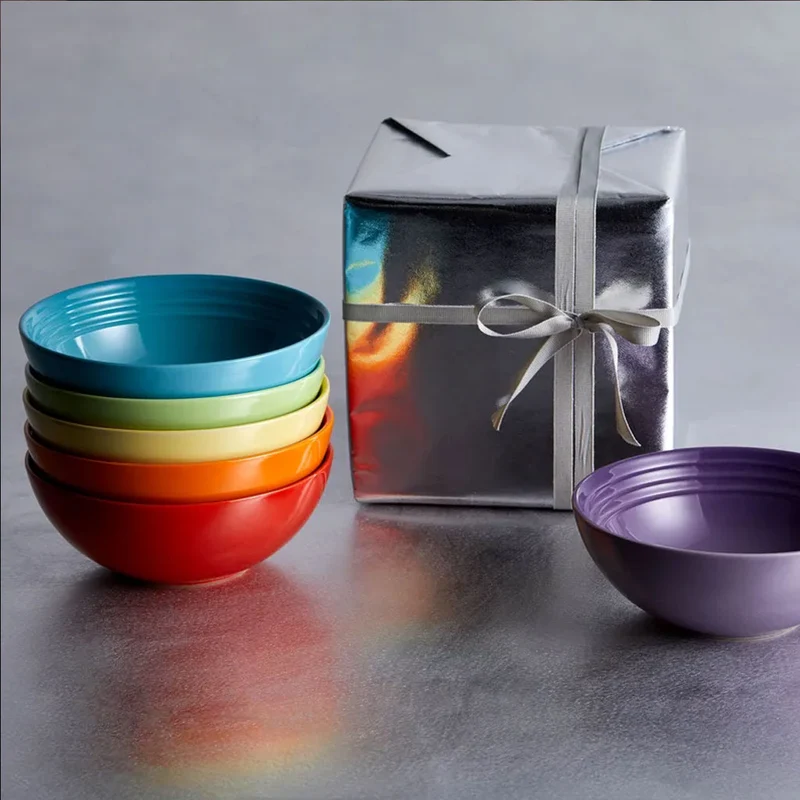 Set 6 boles cerámicos Arcoíris Le Creuset