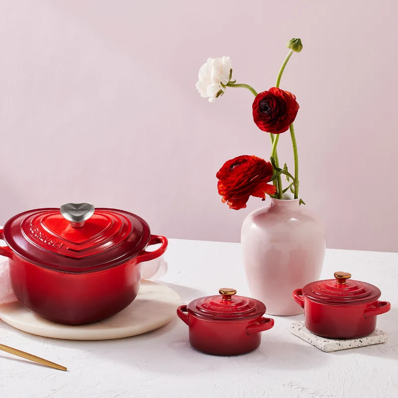 Mini cocotte pomo dorado Le Creuset