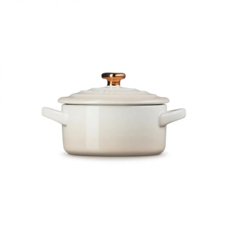 Mini cocotte pomo dorado Le Creuset