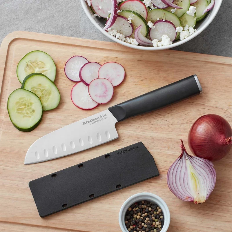 Set 2 cuchillos santoku KitchenAid
