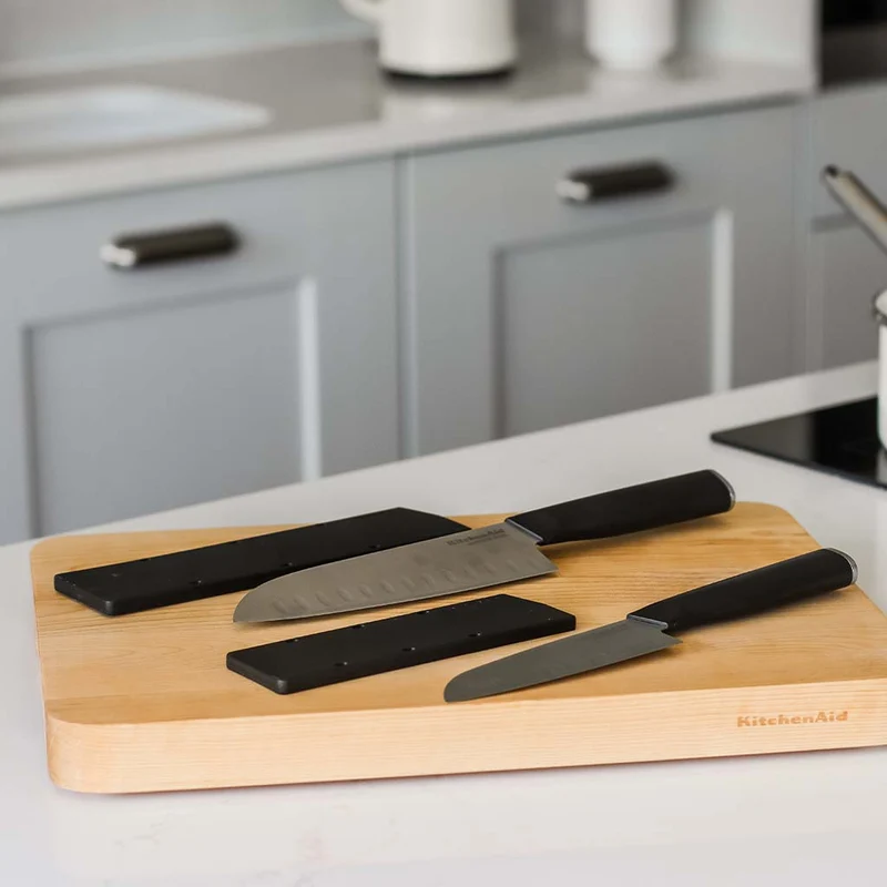 Set 2 cuchillos santoku KitchenAid