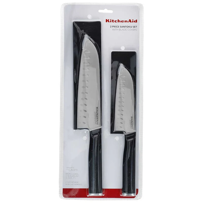 Set 2 cuchillos santoku KitchenAid