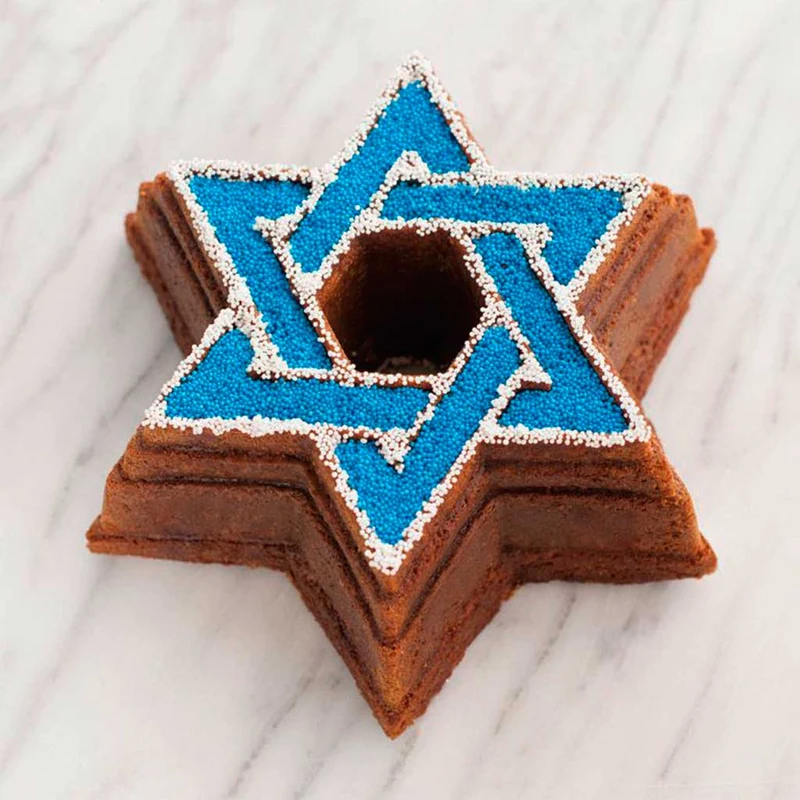 Molde bundt estrella de David Nordic Ware