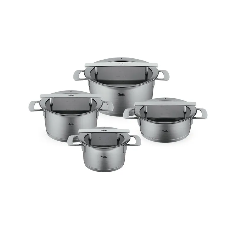 Phi Collection® 4-tlg. Topf-Set mit Glasdeckel