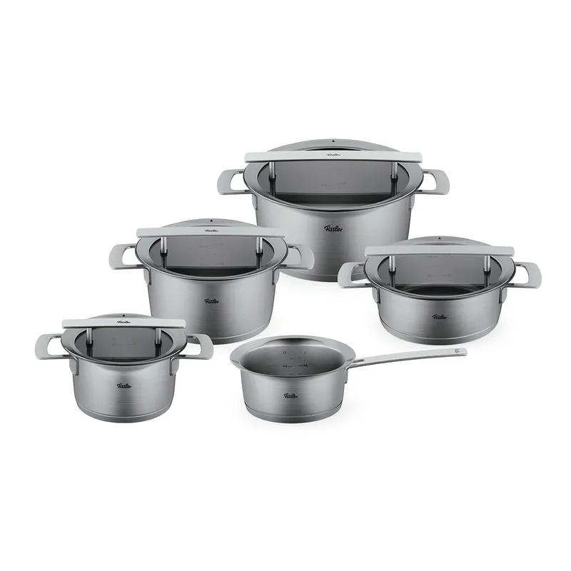 Phi Collection® 5-tlg. Topf-Set mit Glasdeckel