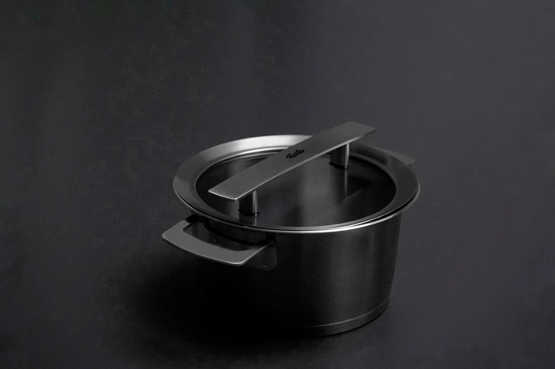Phi Collection® Hoher Kochtopf mit Glasdeckel