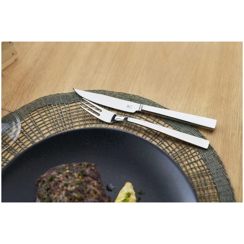 Specials Set Posate Bistecca In Acciaio Inox Con Bauletto Legno