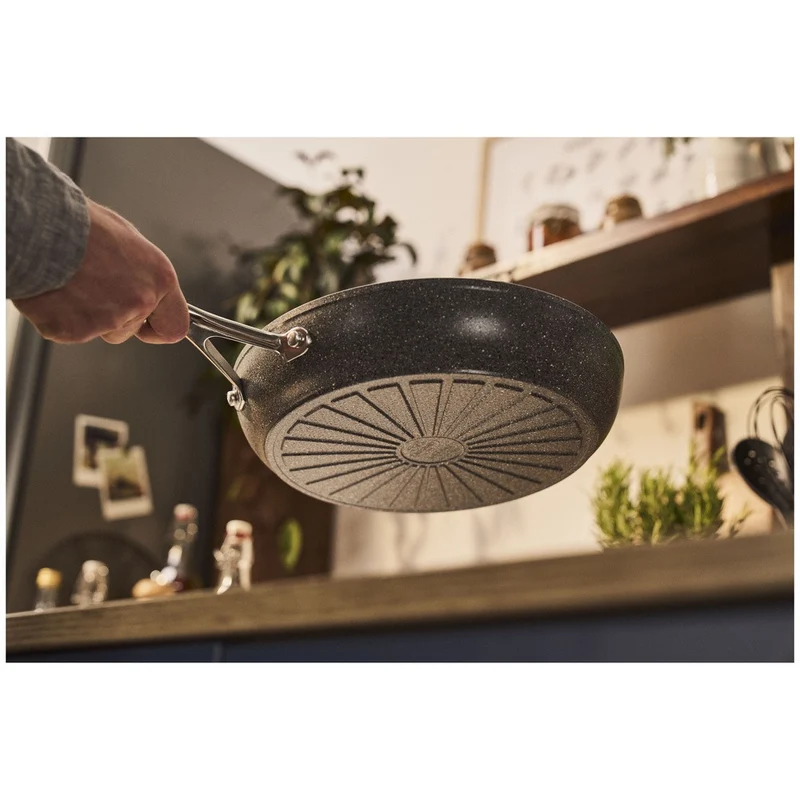 Salina Ceramic Padella Bassa Antiaderente In Alluminio