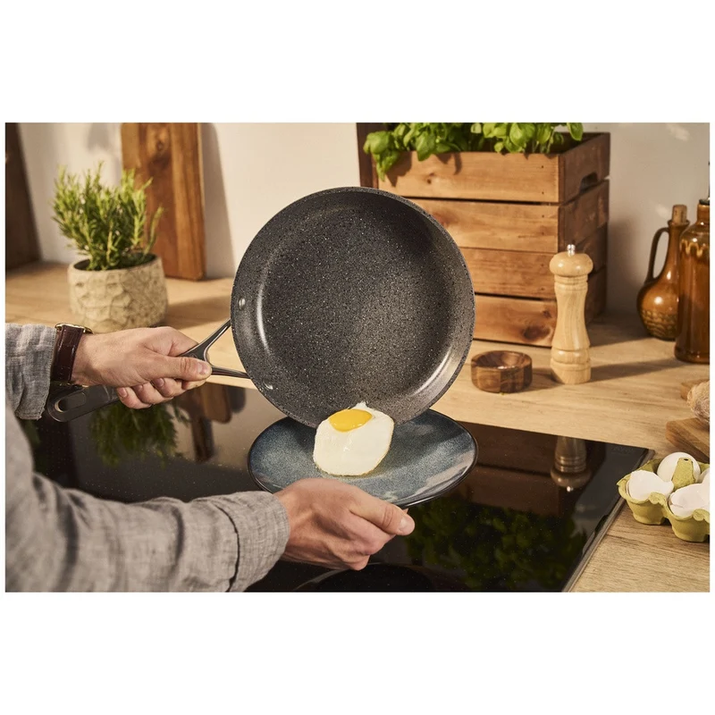 Salina Ceramic Padella Bassa Antiaderente In Alluminio