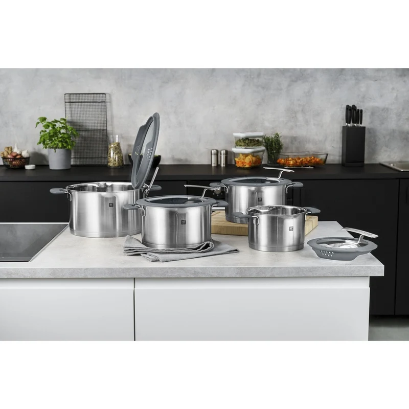Simplify Set Casseruola In Acciaio Inox - Set 5 Pz