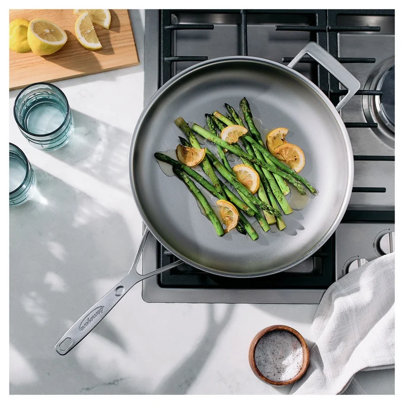 Industry NanoTouch Padella Bassa Antiaderente In Acciaio Inox 18/10