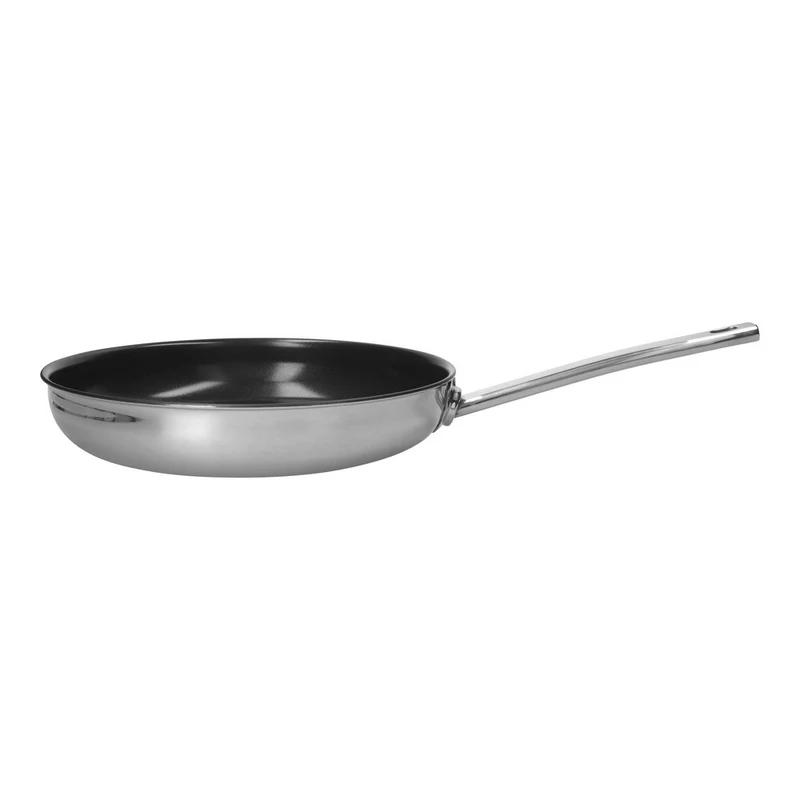 Ecoline 5 Padella Bassa Antiaderente Ceraforce In Acciaio Inox 18/10