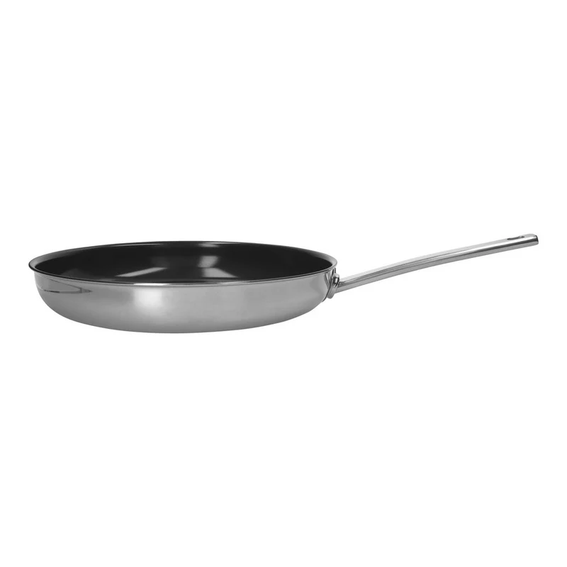 Ecoline 5 Padella Bassa Antiaderente Ceraforce In Acciaio Inox 18/10